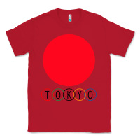 Red Japan Flag Olympics Classic Tee - artisFamous