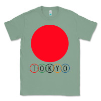Sage Japan Flag Olympics Classic Tee - artisFamous