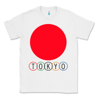White Japan Flag Olympics Classic Tee - artisFamous