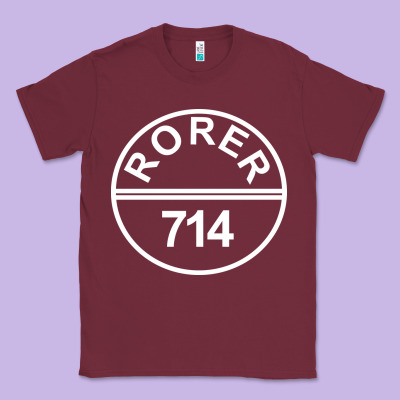 Rorer 714 Classic Tee Designed By Artisfamous