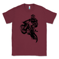 Burgundy motocross dirt bike design got dirt Classic Tee - artisFamous