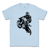 Dusty Blue motocross dirt bike design got dirt Classic Tee - artisFamous