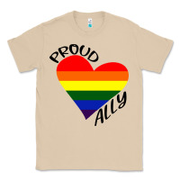 Mushroom proud ally lgbt heart gay pride month Classic Tee - artisFamous