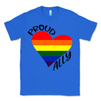 True Royal proud ally lgbt heart gay pride month Classic Tee - artisFamous