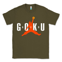 Army Green goku Classic Tee - artisFamous
