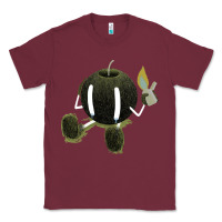 Burgundy self destruction Classic Tee - artisFamous
