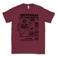 Burgundy hot crazy matrix matrix Classic Tee - artisFamous