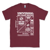 Burgundy hot crazy matrix matrix Classic Tee - artisFamous