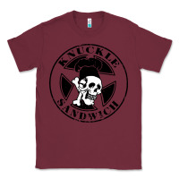 Burgundy knuckle sandwich Classic Tee - artisFamous