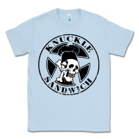 Dusty Blue knuckle sandwich Classic Tee - artisFamous