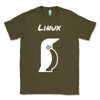 Army Green linux Classic Tee - artisFamous