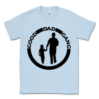 Dusty Blue good dad gang Classic Tee - artisFamous