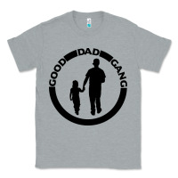 Heather Grey good dad gang Classic Tee - artisFamous