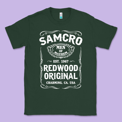 Samcro Redwood Original Classic Tee Designed By Artisfamous