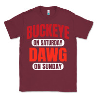 Burgundy buckeye on saturday Classic Tee - artisFamous