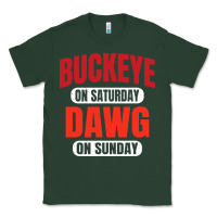 Sports Green buckeye on saturday Classic Tee - artisFamous