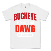 White buckeye on saturday Classic Tee - artisFamous