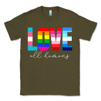 Army Green lgbt pride rainbow love lgbtq pride Classic Tee - artisFamous