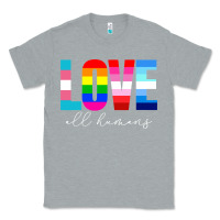 Heather Grey lgbt pride rainbow love lgbtq pride Classic Tee - artisFamous