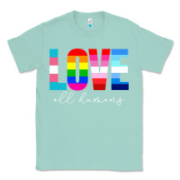 Seafoam lgbt pride rainbow love lgbtq pride Classic Tee - artisFamous