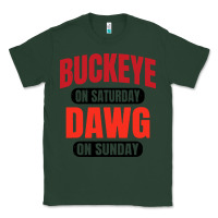 Sports Green buckeye on saturday Classic Tee - artisFamous