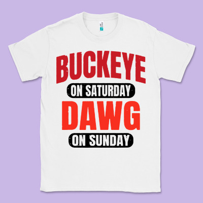 Buckeye On Saturday Classic Tee Designed By Artisfamous