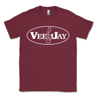 Burgundy vee jay records Classic Tee - artisFamous