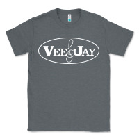 Charcoal Heather vee jay records Classic Tee - artisFamous