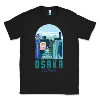 Black Osaka Japan Classic Tee - artisFamous