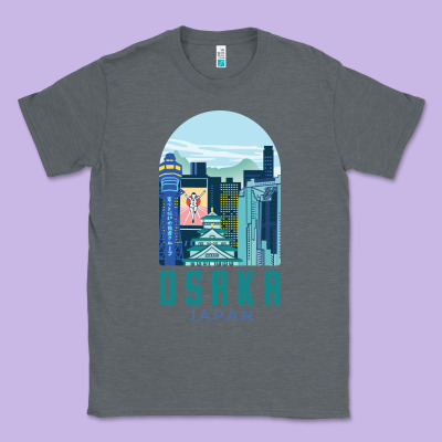 Osaka Japan Classic Tee Designed By Artisfamous