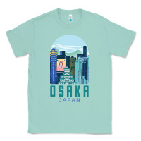 Seafoam Osaka Japan Classic Tee - artisFamous