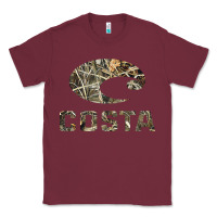 Burgundy costa del mar Classic Tee - artisFamous