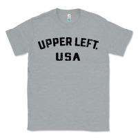 Heather Grey upper left usa Classic Tee - artisFamous