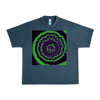 Midnight Navy halloween tie dye pattern black Urban Heavy Tee - RanaPortraitStore