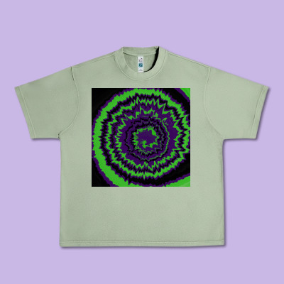 Halloween Tie Dye Pattern Black Urban Heavy Tee Designed By Ranaportraitstore