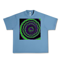 Pebble Blue halloween tie dye pattern black Urban Heavy Tee - RanaPortraitStore
