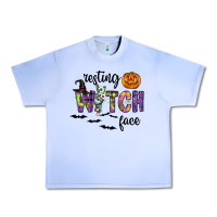 Grape Ice Resting Witch Face Urban Heavy Tee - CowhideDigitalArt