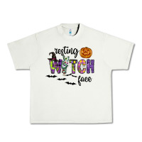 Pistachio Resting Witch Face Urban Heavy Tee - CowhideDigitalArt