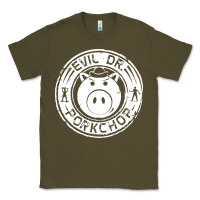 Army Green evil dr porkchop Classic Tee - artisFamous