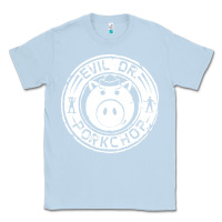 Dusty Blue evil dr porkchop Classic Tee - artisFamous