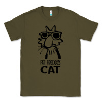 Army Green fat freddys cat Classic Tee - artisFamous
