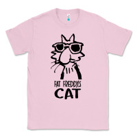 Bubblegum Pink fat freddys cat Classic Tee - artisFamous