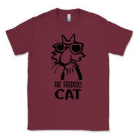 Burgundy fat freddys cat Classic Tee - artisFamous