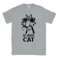 Heather Grey fat freddys cat Classic Tee - artisFamous