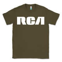 Army Green rca records Classic Tee - artisFamous