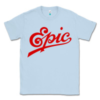 Dusty Blue epic records Classic Tee - artisFamous