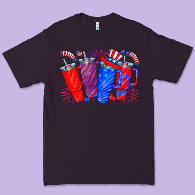 American Obsessive Cup Premium Tee Designed By Cowhidedigitalart