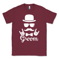 Burgundy groom bachelor party Classic Tee - artisFamous