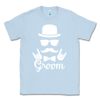 Dusty Blue groom bachelor party Classic Tee - artisFamous