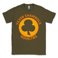 Army Green silver shamrock novelties Classic Tee - artisFamous
